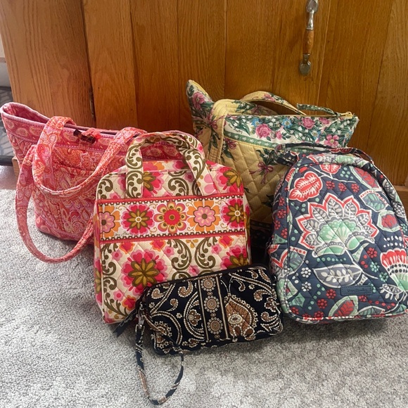 Vera Bradley Handbags - 5 piece Vera Bradley assortment of bags